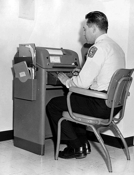Example teletype machine